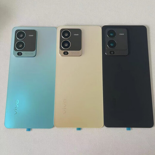 Vivo brand original suitable for s15 original back cover glass s15pro original mobile phone back case back case battery 1mAh S15PRO black with frame with adhesive + work