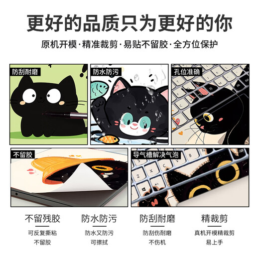 
Three-color cat (SFMCEMQ) is suitable for 2025 Lenovo Savior Y9000P Sticker Y7000P Laptop Film R9000P Computer W4877 Frosted ABCD Surface