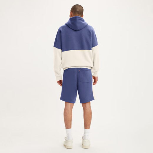 Levi's men's loose straight American fashion youthful and energetic sports style casual shorts fog blue L