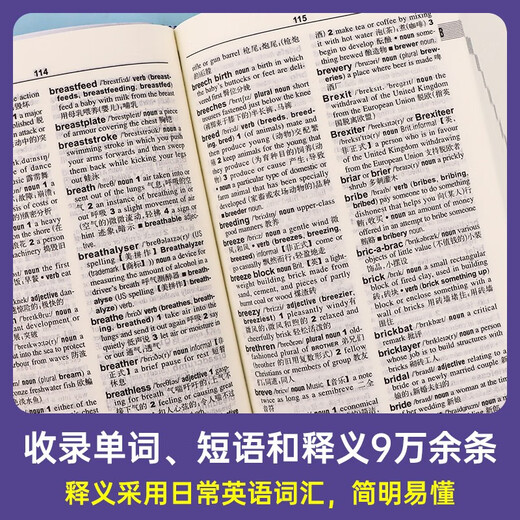 牛津英汉双解小词典（第10版）赠笔记本+学习卡 可搭牛津初中高阶英汉双解词典第10版现代汉语词典第7版古代汉语常用字字典第6版新概念英语书虫牛津小词典