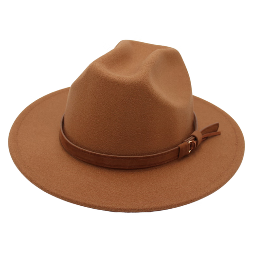 Kt retro British top hat men and women concave shape model big brim felt hat temperament jazz hat stage imitation woolen hat burgundy one size