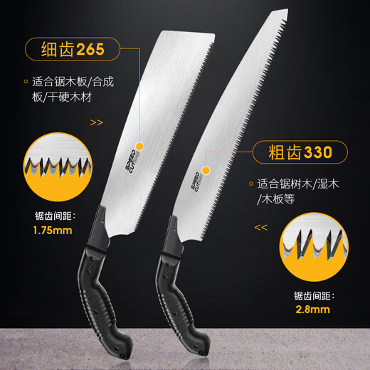 Maeda tools woodworking saw hand saw household fine tooth fast saw woodworking panel saw imported hand saw wood plank saw knife saw
