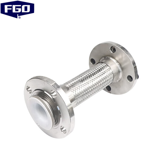 FGO stainless steel fluorine lined braided bellows BWGF46-16P DN32 length 10 meters DN32 stainless steel fluorine lined