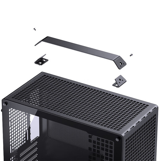 JONSBO Z20 Grifftyp MATX weiß 240 wassergekühltes Mini-Kompakt-MINI-Kleingehäuse TYPEC-Desktop-Büro weiße seitlich transparente Spielekonsole Desktop-ITX-Computergehäuse Z20 schwarz + Prism 7PRO-Lüfter * 3 (1 positiv und 2 negativ)