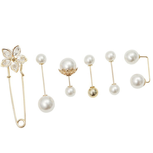 Ililo brooch, women's pin, anti-exposure buckle artifact, fixed waistband of clothes, changed to smaller waist, elastic waist, skirt waist buckle pin, light luxury 10-piece set