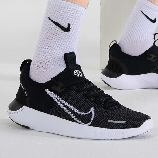 NIKE耐克休闲鞋男鞋春季新运动鞋FREE赤足5.0减震透气轻便耐磨跑步鞋 FB1276-002/黑/白/煤黑 40