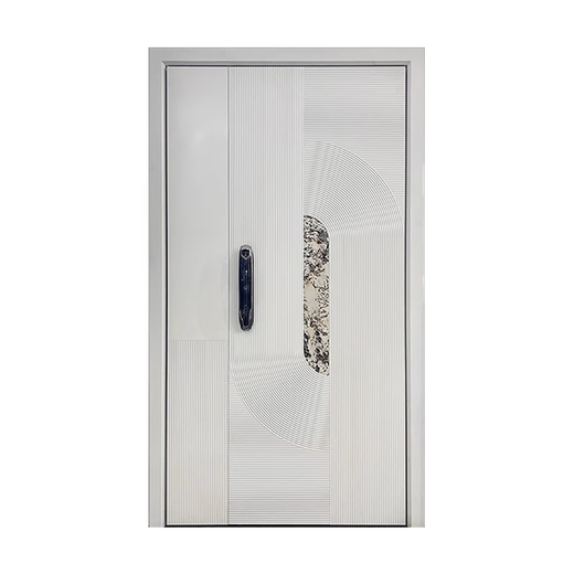 山头林村别墅子母门 高端入户门子母新款大门防盗门简约铸铝门tata别墅大 所有尺寸/款式来图均可(