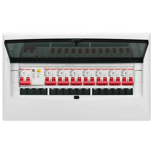 家用电箱套装明装16-18位配电箱成套 电保护器2p空气开关家用电盒套装