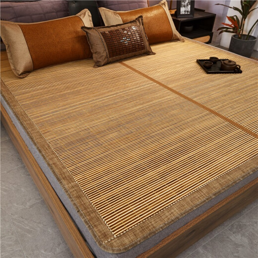 Arctic velvet mat, summer cool mirror bamboo mat, summer air-conditioned mat for spending the night, two colors, random 1.5m bed 150*195cm