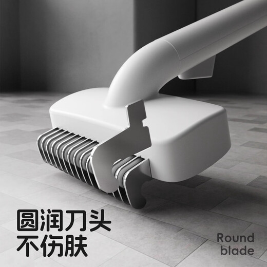 POPOCOLA Cat Unknotting Comb Long-haired Cat Double-sided Unknotting Comb Pet Dog Special De-floating Hair Combing Artifact for Thinning One-click Hair Unknotting Comb Single Hook Design