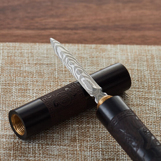 Xiangmingtang stainless steel tea knife Pu'er tea tea opener tea cake tea brick special tea pry Liujunzi Kungfu tea set accessories T001-2 stainless steel flower branch tea knife Default 1