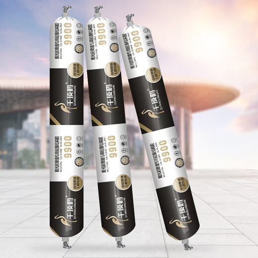 
Zhuyue 9900 structural glue silicone weather-resistant glue doors and windows sunroom curtain wall sealed waterproof building super glue Thousand-crowned crane 9900 white