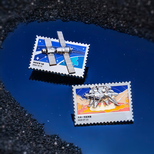 SpaceX Historical Point Badge Brooch