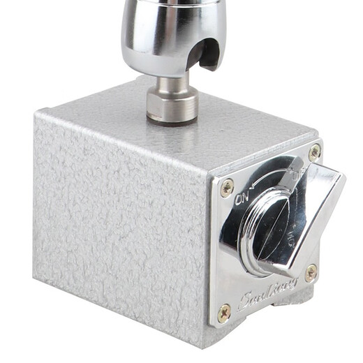 Three-quantity magnetic lever dial indicator seat bracket mechanical magnetic large watch seat strong magnetic omnidirectional seat universal JD241 Rouge Red-Standard Model