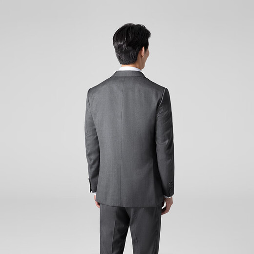 VICUTU men's suits are comfortable, trendy and fashionable, business casual and versatile gray suit jacket, suit 180B or trousers 90B, dark gray trousers