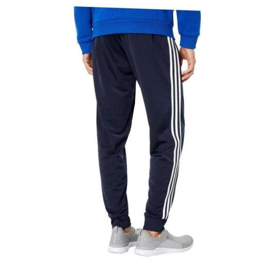 Adidas (adidas) men's pants sweatpants jogging pants straight pants knitted trousers three-bar training pants spring and autumn 9192828 Black/Black black M (suitable for waist circumference 81-88cm)