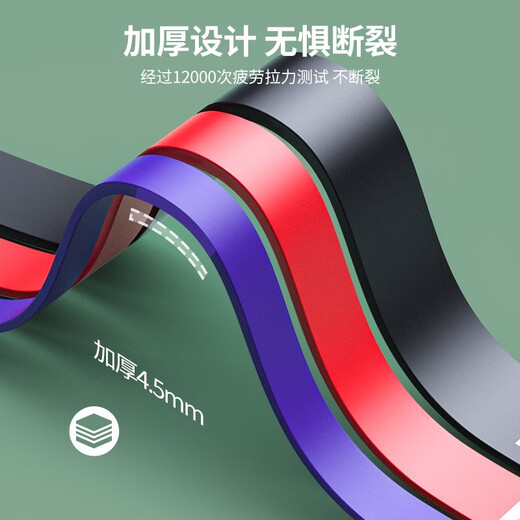 PROIRON Resistance Band Fitness Stretch Elastic Circle Professional Stretch Belt Pull-Up Stretch Rubber Belt Dark Red Resistance About 45-60KG