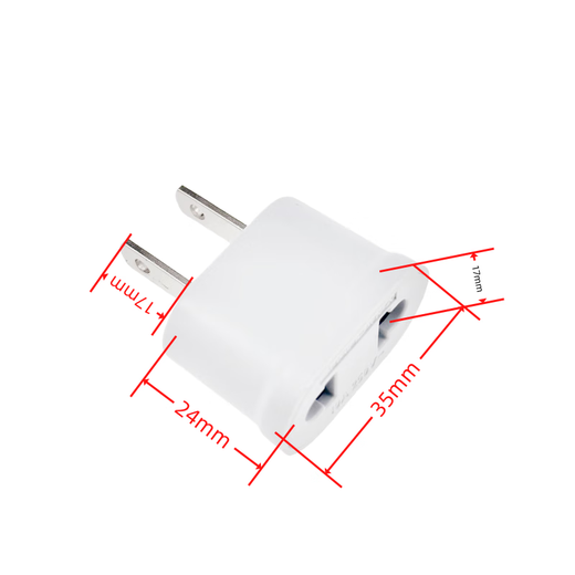 Sancablecord American standard national standard to European standard power converter round to flat two-plug tour group American hole conversion plug socket