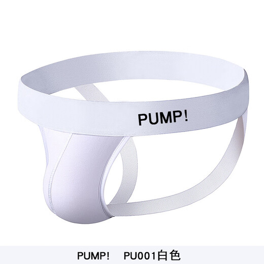 Long Night Men's Sexy Double T-Pants Sexy Cotton Comfortable Breathable Black and White Sports Panties Sexy Butt-Lifting T-Pants Black M