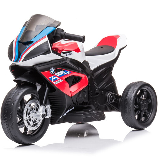 BeRica Kinder-Elektroauto, dreirädriges Motorrad, von BMW autorisiertes Kinderspielzeugauto für Männer und Frauen, kann auf Baby-Geschenk sitzen