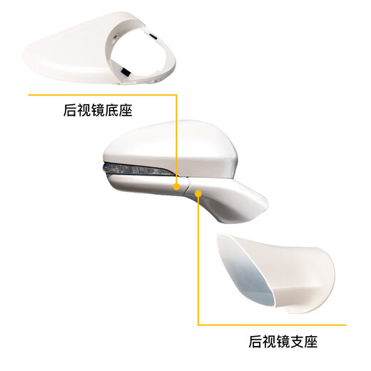 Suitable for 13-20 Ford Mondeo rearview mirror housing cover, turn signal, reversing mirror rearview lens, frame 13-20 Mondeo rearview mirror housing, tanzanite blue, remarks left and right