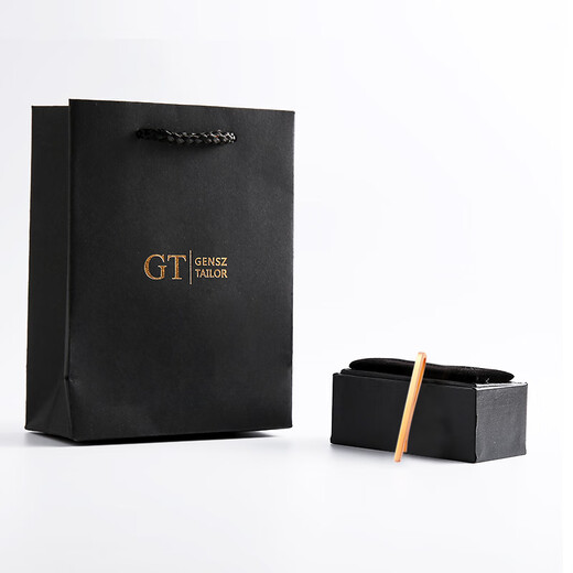 绅诚（GENSZ）GT绅诚 白钢细长领带夹304不锈钢简约 男士配件正装盒装 白钢细长领带夹（52*2mm）