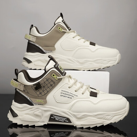 Mountain Wild Flower Creek [Opcional con terciopelo] zapatos para hombres para otoño e invierno Nuevos zapatos de algodón para deportes y soldados casuales con solas gruesas de papá versátiles de moda Brown [Versión mejorada] -2601 43