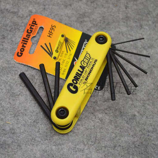 Yonghuan plegable set American y British Hexagon Wrench HF9S 12591 12589 HF9 5/641/4