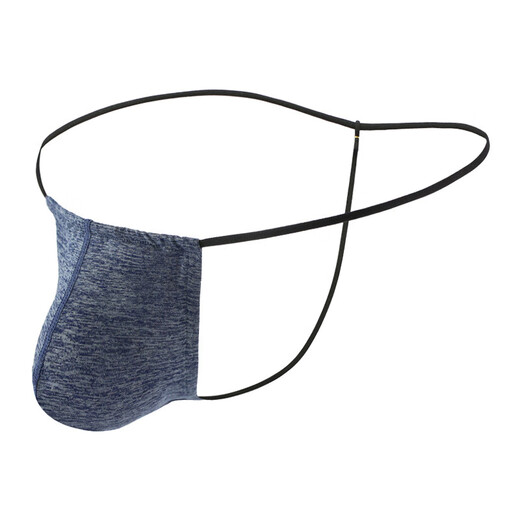 Long Night Men's Thin Strap Super Sexy T-Pants Japanese Youth Personalized Thin Elastic U-convex Breathable Low-Waist T-Pants Purple S