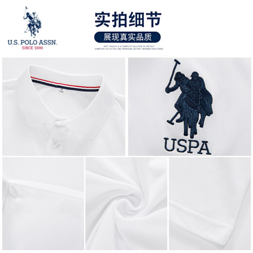 U.S.POLOASSN.polo shirt men's 6103105472 navy blue XL