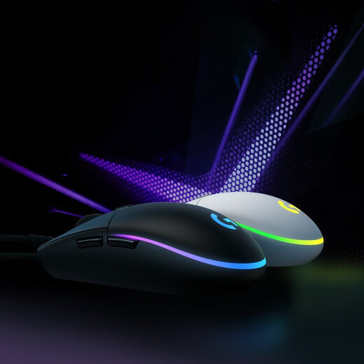 Logitech G102 Wired Gaming Mouse E-Sporttastatur und Maus-Set TTC-Achse K845 Backbeleuchtung Wired Gaming Mechanische Tastatur K845 Tea Achse-GGUI + G102 Black-Genggui Anti-Slip-Aufkleber