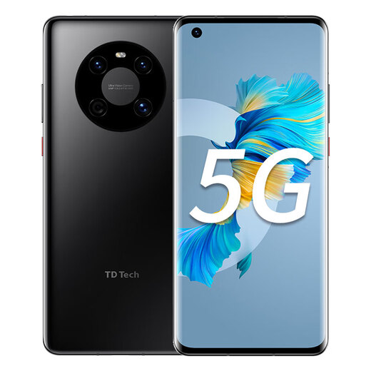 Huawei Smart Selection TD Tech M40 5G mobile phone, full network connectivity, flagship performance, 64 million super-sensory images, supports NFC, wireless charging, 8GB+256GB, bright black