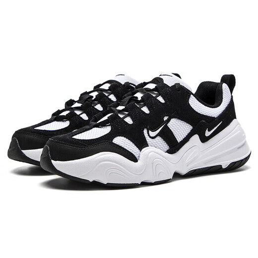 耐克（NIKE）女鞋2025新款夏季TECH HERA复古运动老爹鞋休闲鞋跑步鞋 DR9761-101黑白 38