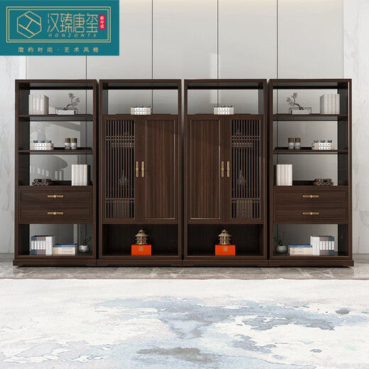 HONZONTX new Chinese style solid wood executive desk boss desk simple and personalized atmosphere CEO office computer desk and chair combination set 2.0m ash wood executive desk