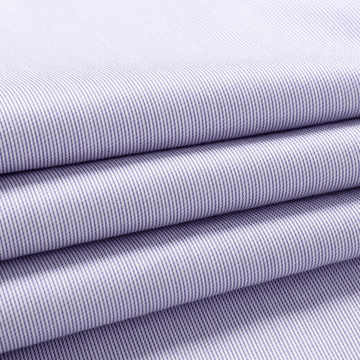 YOUNGOR striped DP no-iron 26 new men's business casual pure cotton long-sleeved shirt blue stripes 41