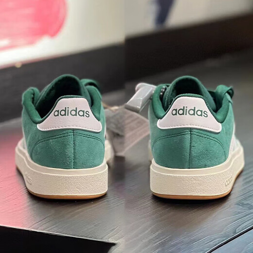 
Adidas men's shoes women's shoes 2025 summer new style clover trendy lightweight low top sports casual shoes IH6187 green 41 (255mm)