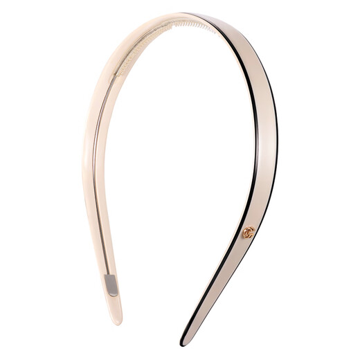 Cercoo's new autumn headband, pressed hair headband, wide-brimmed headband, headband, women's daily high-end, versatile, gift for girlfriend hair accessories, apricot color