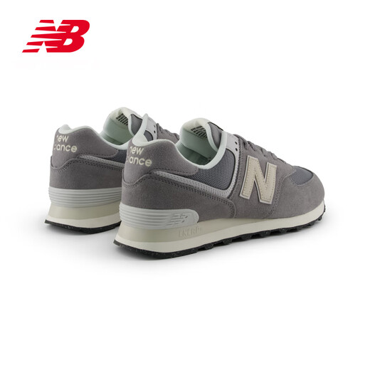 NEW BALANCE NB574 Official Men's and Women's Shoes Couple's Shoes Autumn and Winter Breathable Mesh Shoes Stitched Retro Trendy Casual Sports Shoes Gray U574UL2 42 Foot Length 26.5