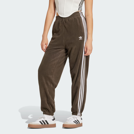 Adidas ADICOLOR TRACK JOGGERS Loose, soft, comfortable and fashionable retro sports knitted sweatpants women brown M