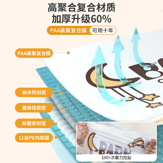 Xivis vacuum compression storage bag, special air extraction bag for clothes and quilts, suitcase, clothing sealing storage and organization bag, 5-piece set without pump, large size