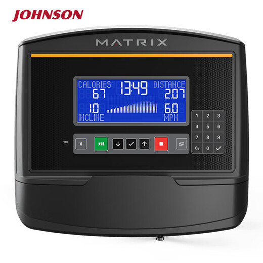 JOHNSON Recumbent Exercise Bike Matrix R30 High-end Home Electromagnetic Control Horizontal Spin Bike Gym Equipment XR-Button Screen