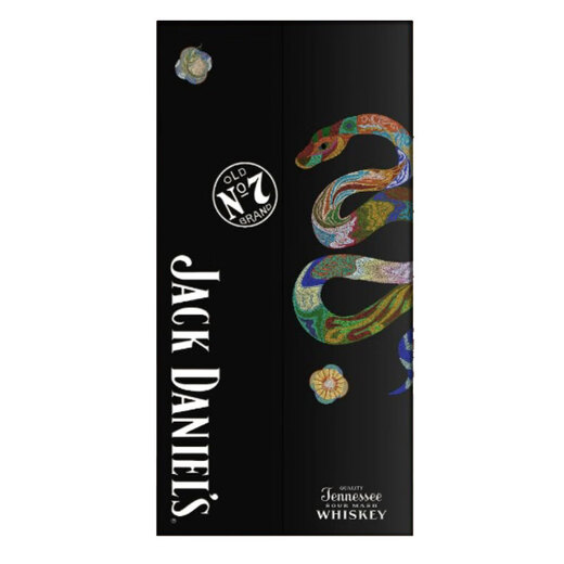 杰克丹尼（Jack Daniels）美国田纳西州调和型威士忌40度黑标蛇年礼盒装 700ml*1瓶节日送礼