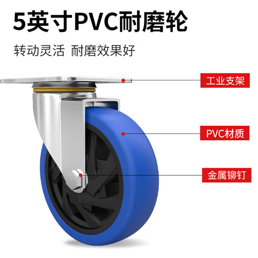 Haojiaju folding flat trolley, double steel tube load capacity 900Jin Jin is equal to 0.5kg, 90*60cm5 inch wear-resistant wheel, hand push cargo handling small trailer decoration factory