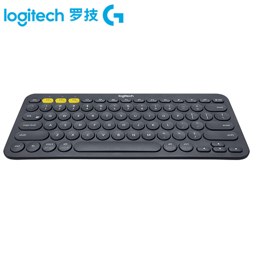 Logitech Fashion Series K380 Wireless Bluetooth Keyboard Ultra-Thin Portable Office Keyboard Android Computer Mobile Phone Tablet iPad Gift for Girls and Girlfriends K380 Black