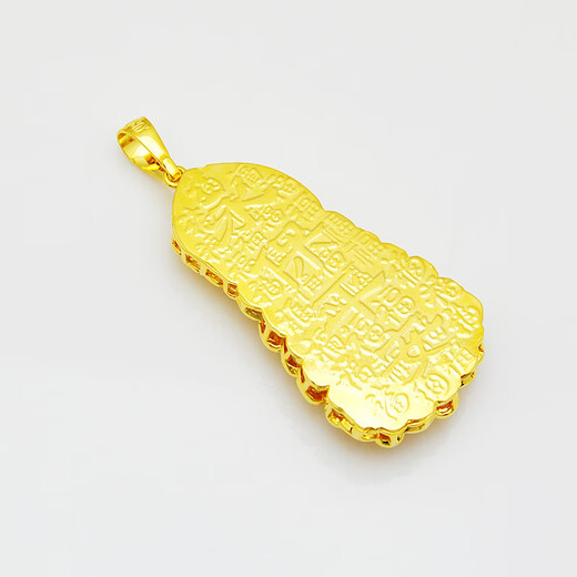 Nilan Fat Donglai same style 18k gold pendant without chain 18K male Guanyin men's yellow l gold Guanyin model large size 6 cm high * 3 cm wide