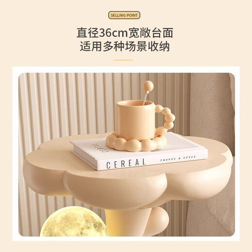 Ole Household Violent Bear floor-standing ornaments simple living room coffee table sofa side table bedroom bedside table home decoration housewarming gift cream color violent bear side table total height 64CM