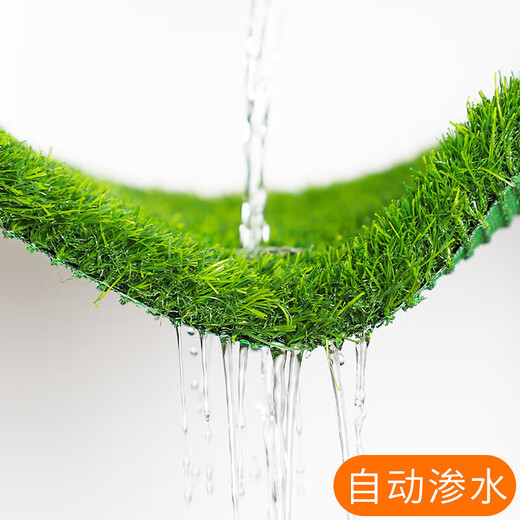 Lezijun simulated lawn, artificial turf, artificial fake lawn carpet, simulated plastic lawn mat, outdoor 2cm green net 2*4