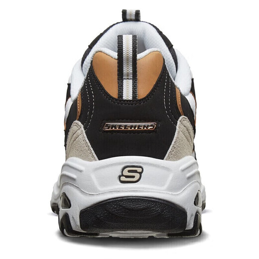 Skechers Black and White Gold | Men's Shoes Autumn Classic Panda Shoes Increased Breathability Fashion Campus Retro Dad Shoes 666114