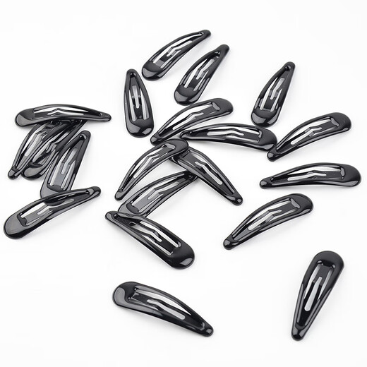 Jian Yingshu water drop hairpins 20 black side clips for broken hair bangs on the back of the head hairpins clips one-word clips