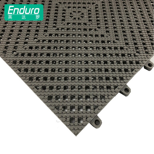 Indaro Indaro Bathroom Non-slip Shower Bath Children's Swimming Pool Cuttable Hollow Hydrophobic Bathroom Toilet Mats Dark Gray 6 pieces 30cm*30cm*6 pieces without edges
